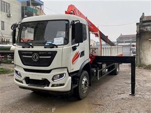 Xe tải dongfeng gắn cẩu 7 tấn 4 đốt